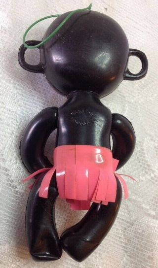 VINTAGE BLOW MOLD Soft Plastic Hong Kong AFRICAN TRIBAL doll WINKY WINKING EYES 5