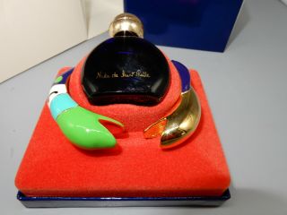 Rare 1980s NIKI DE SAINT PHALLE enamel SNAKES BANGLE CUFF BRACELET w/perfume 3