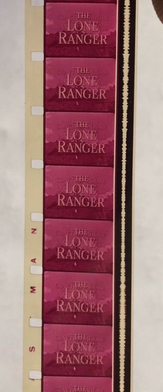 Vintage Movie 16mm The Lone Ranger Feature 1956 Film Adventure Drama Western 4