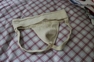 Men ' s Vintage Flarico 110 Jock Strap Athletic Supporter Size Medium (32 - 38) 4