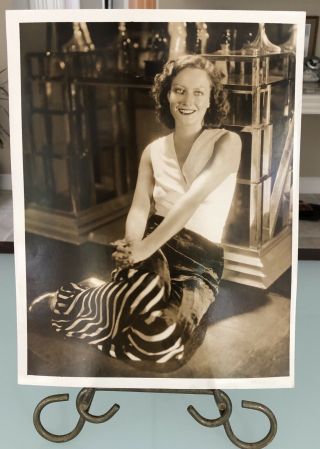 Rare 1930 Hurrell Photograph Stamped | Gorgeous Joan Crawford