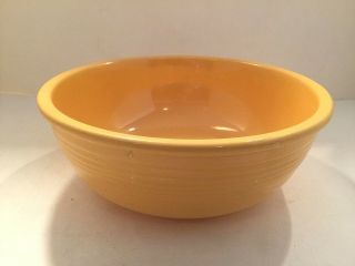 Fiestaware Vintage “unlisted “ Salad Bowl In Yellow