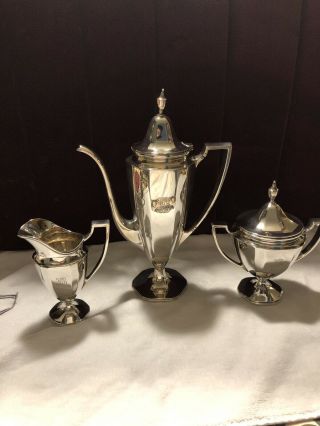 Tiffany & Co.  Sterling Silver Tea Set Ca.  1916