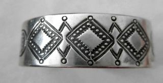 Vintage US Silver Bracelet U.  S.  Navajo 1 2