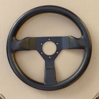 Momo Monte Carlo 320mm Leather Steering Wheel Vintage