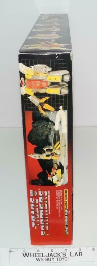 Omega Supreme SOLID BOX STICKERS 100 1985 D Vintage G1 Transformers 2