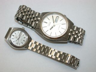 Seiko Men’s & Ladies Automatic Vintage Mechanical Wristwatches.  29r