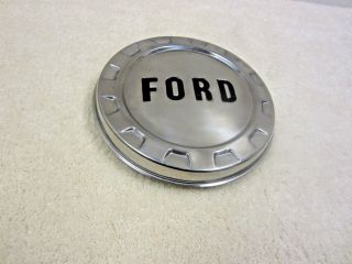 Vintage Ford F100 / Econoline Oem Stainless Snap On Hubcap C1tz - 1130 - Ss 53 - 3n