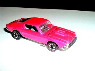 HOT WHEELS REDLINE VINTAGE SERIES 1969 HOT PINK CUSTOM MUSTANG - 4