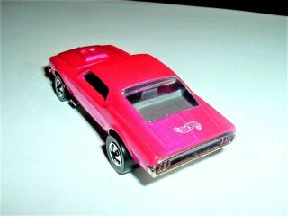 HOT WHEELS REDLINE VINTAGE SERIES 1969 HOT PINK CUSTOM MUSTANG - 6