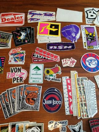 Huge 370 Vtg Old School 90s,  Skate Decal Stickers Yaga 26 Red Fresh Jive,  RARE 6