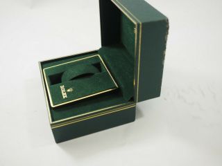 Vintage Rolex Men ' s Two tone Green Watch Box 3