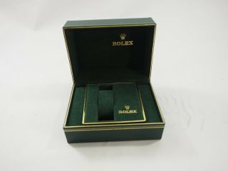 Vintage Rolex Men ' s Two tone Green Watch Box 7