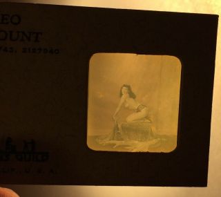 Vtg 1950’s Bettie Page Camera Club Stereoscopic 3D Slide Risque Nude 1 2