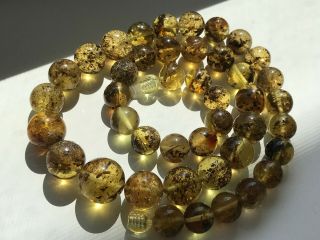 Natural Vintage Amber Beads Antique Baltic Old Necklace 33.  26 gr 7