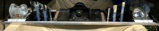 Vintage Federal Signal TWINSONIC 12 Rotating Fire Light Bar with Speaker 2