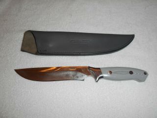 Vintage Condor 77 - G Seki Japan Secnos Fixed Blade Knife Euc