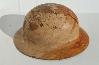 Vintage Early Wwii Metal Us O.  C.  D Office Of Civil Defense Helmet (b)