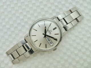 Mens Vintage 1972 Omega Automatic Wristwatch Cal.  1020 Quick - Set Date 166.  0117