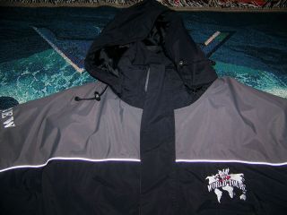 Vintage North End All Climate Wear Wwe World Tour Crew Jacket Coat Sz Xl Wwf Ecw