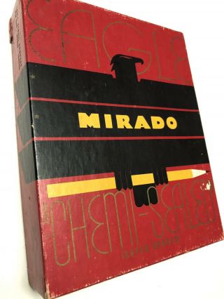 5 Boxes Of 12 Vintage Eagle Mirado Chemi - No.  2 174 Wood Pencils Unsharpend