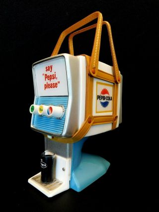 Vintage 1960s Gem Pepsi Cooler Old Antique Soda Machine Tube Radio &