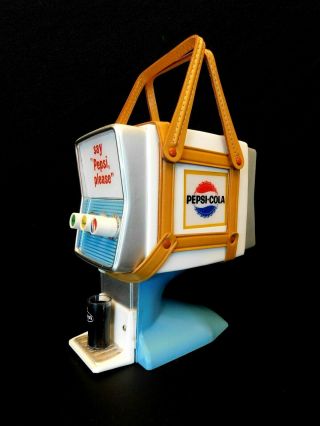 VINTAGE 1960s GEM PEPSI COOLER OLD ANTIQUE SODA MACHINE TUBE RADIO & 3