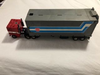 Vintage G1 Optimus Prime With Trailer Complete Great Shape 1984