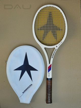 Vintage 80s Kneissl White Star Lendl Pro Made In Austria Racquet Rare