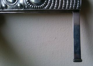 Rare Large Antique Chinese Export Sterling Silver Purse Handbag Frame ORNATE 4