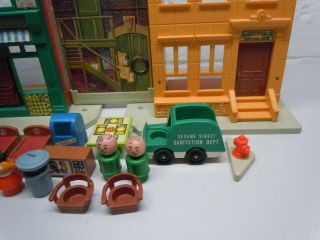 Vintage Fisher Price Little People Play Family Sesame Street 938 - 95 Complete 3
