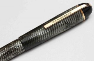 Eversharp Skyline 1940s Vintage Fountain Pen,  W/ Silver Stripes