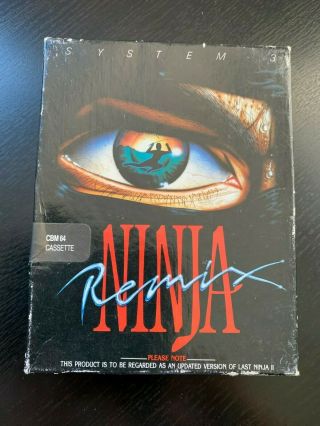 The Last Ninja 2 Remix Commodore 64 Cassette Game - Aus Vintage