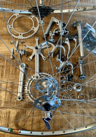 Vintage Campagnolo Nuovo/super Record Gruppo Group Groupset Patent - 71 (1971)