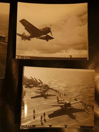 12 WWII US Naval aviation photos,  fighters,  pilots,  aircraft carriers 5