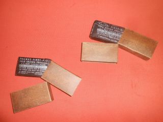 U.  S.  Army : Ww2 War X 2 Dressing Bandages For Us First Aid Medic Bag Pouch -