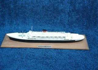 Andrea Doria Wooden Model Vintage Italia Italian Line Steamship Rare Ocean Liner