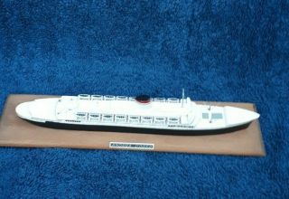 Andrea Doria wooden model vintage ITALIA Italian Line steamship rare Ocean Liner 2