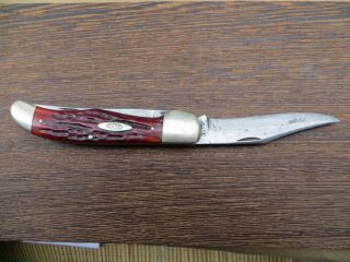 VTG CASE XX 6265 SAB REDBONE 2 BLADE FOLDING HUNTER KNIFE - ORIG & UNTOUCHED COND 3
