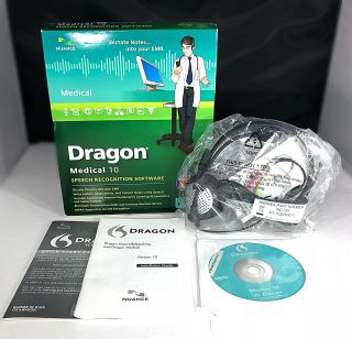 Nuance Dragon Medical 10 Speech Recognition Software Very Rare