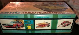 Amt Rare Vintage " Quarter Masters " Team 68 Firebird Kit T380 - 300 Mpc Builder Kit