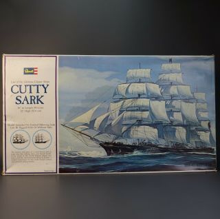 Vintage 1974 Revell H - 399 Cutty Sark Clipper Ship Model Kit - 1/96 Scale