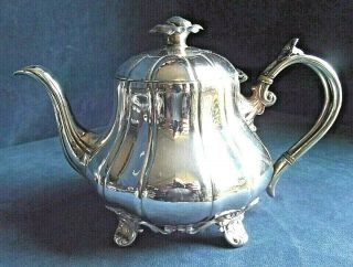 Large Silver Plated Bulbous 