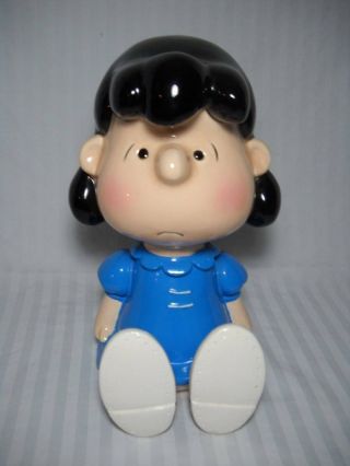 Very Rare Vintage Schmid 11 " Sitting Lucy Porcelain Figure Musical