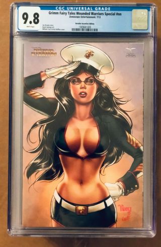 Very Rare: Grimm Fairy Tales Wounded Warrior Special - 1 Of Only 7 Cgc 9.  8
