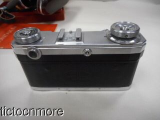 VINTAGE ZEISS IKON CONTAX IIa CAMERA U3045 W/ ZEISS OPTON LENS,  CASE & BOX 7