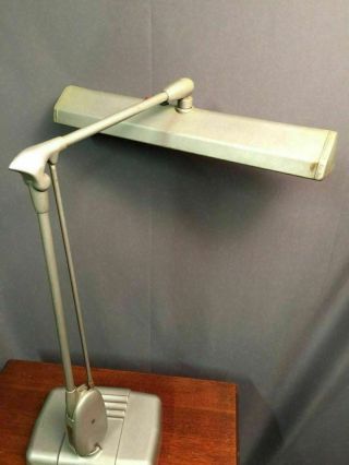 Dazor Floating Light Fixture Vintage Mod Century Drafting Task Lamp Made In USA 4