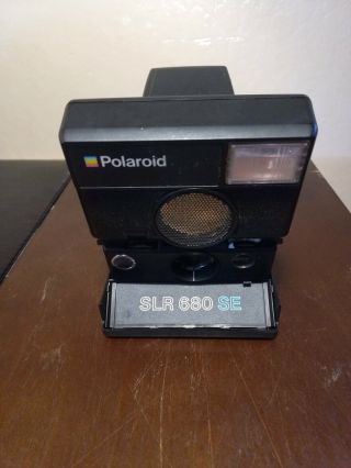 Polaroid Slr 680 Black Instant Film Camera,  80 