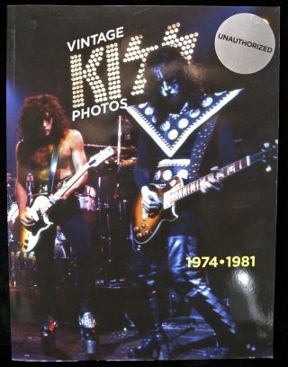 Vintage Kiss Photos Book 1974 - 1981 Unauthorized With Eric Carr Photos - Rare