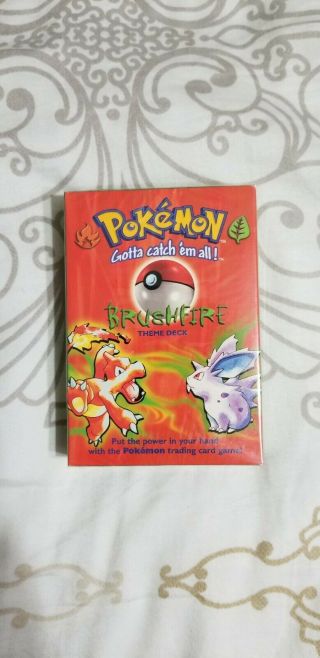 Pokemon Brushfire Base Set Theme Deck Factory Vintage 1999